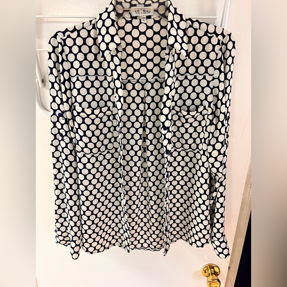 Long sleeve button down top